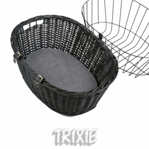 Cykelkurv (stor) sort flet